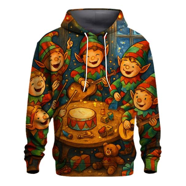 Elves Midnight Toy Workshop Jam custom hoodies