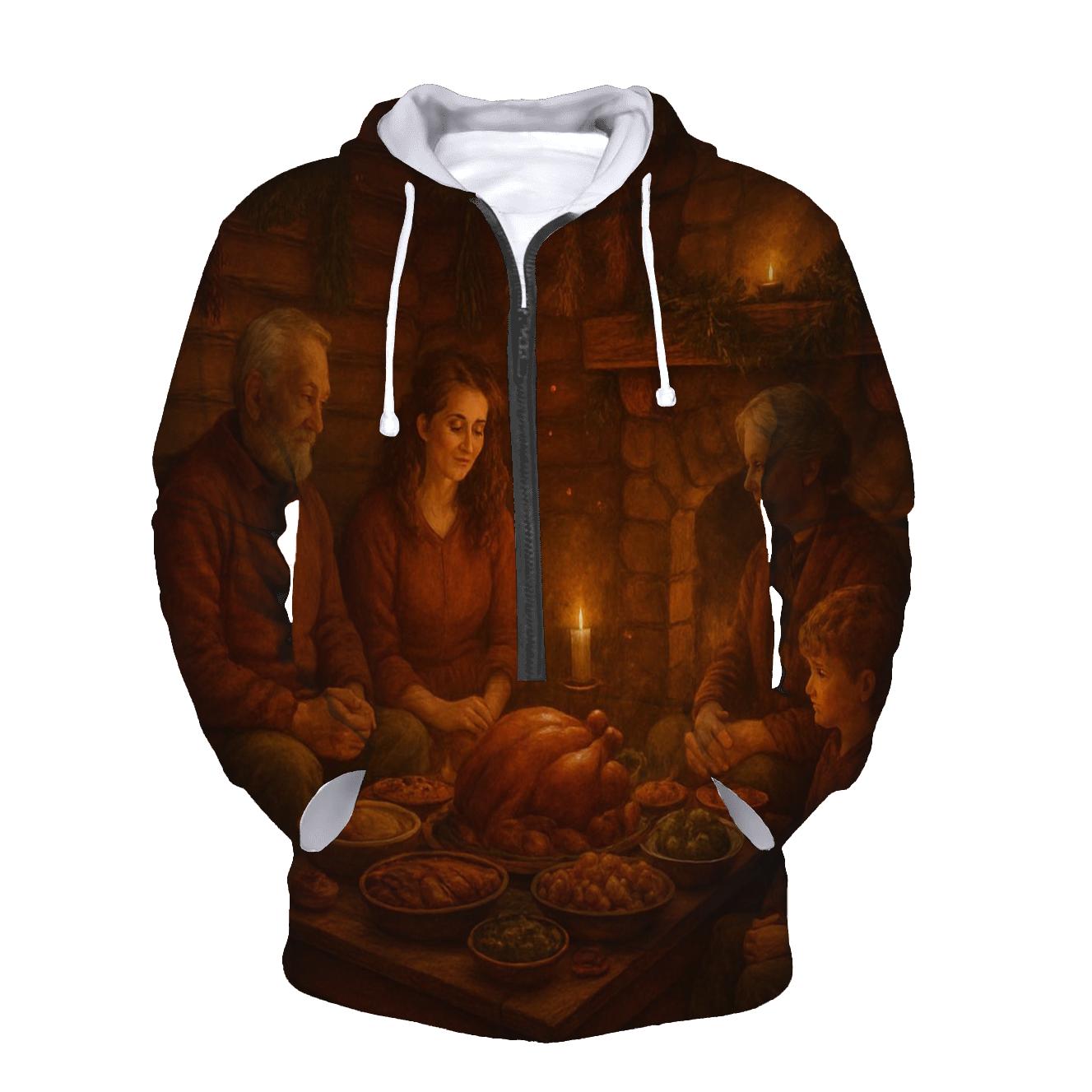 Cozy Cabin Hearthside Gathering custom hoodies