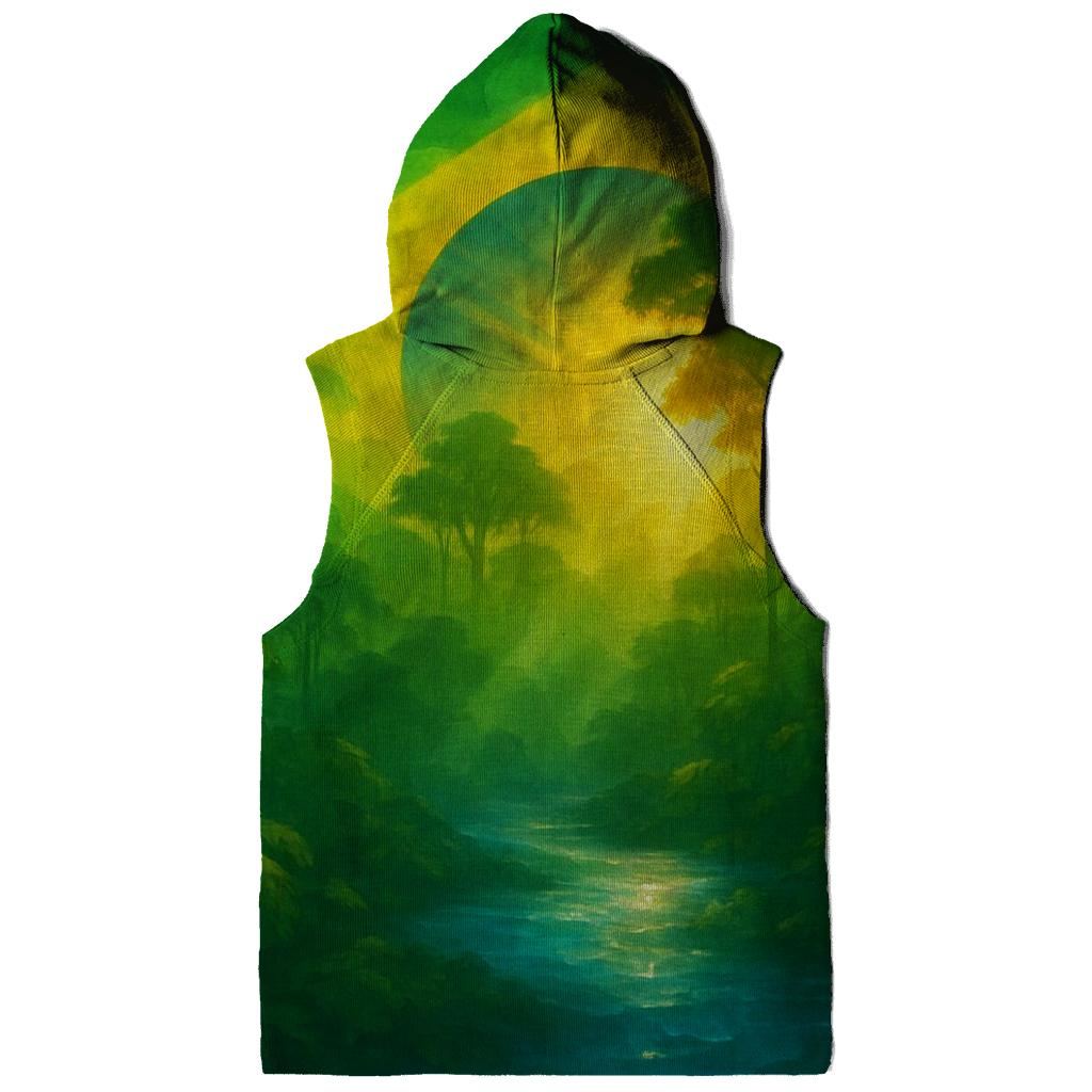 Brazilian Flag Jungle Light Abstract hoodie trends