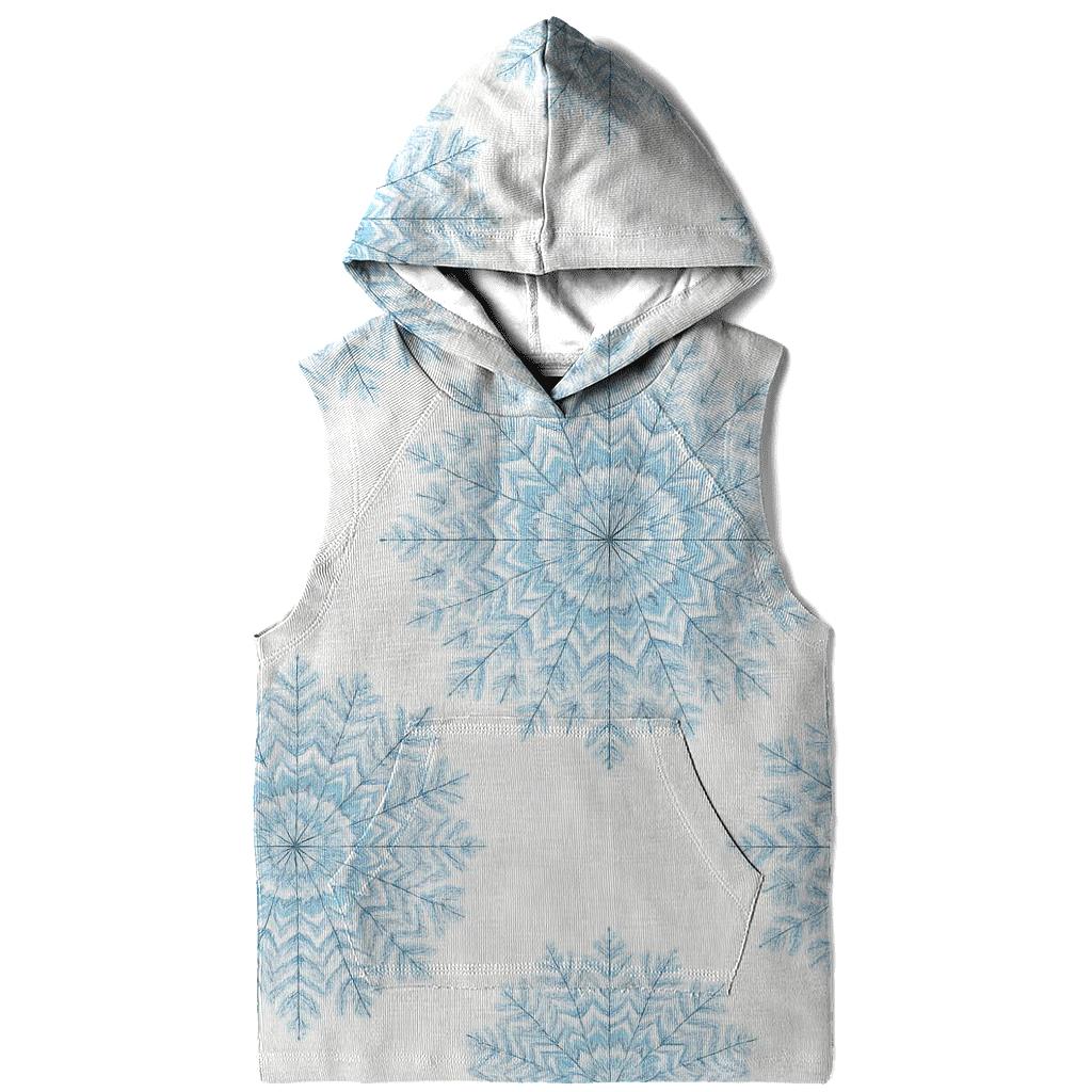 Snowflake Mandala Rings On Soft White hoodie styles