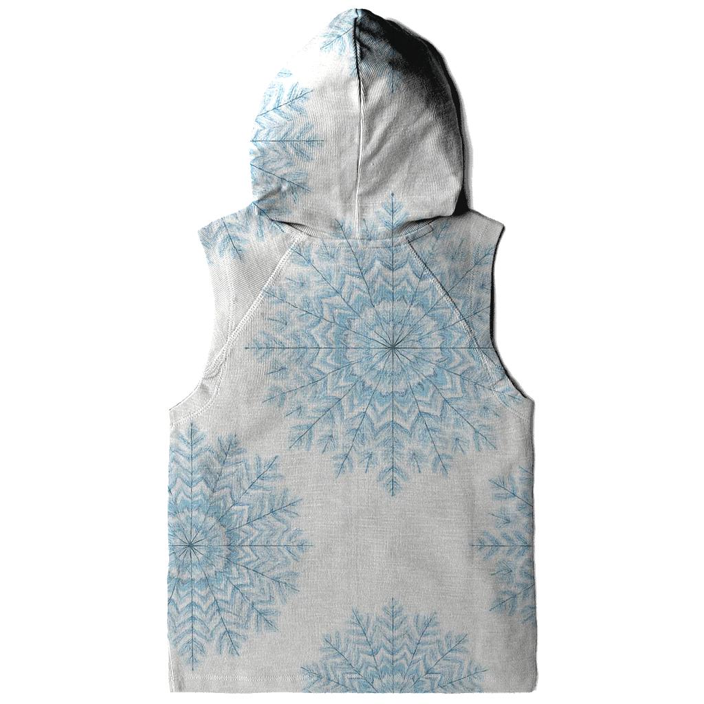 Snowflake Mandala Rings On Soft White hoodie styles