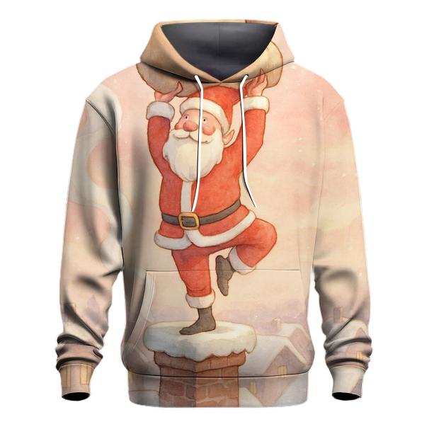 Santa Chimney Yoga Balance hoodie styles