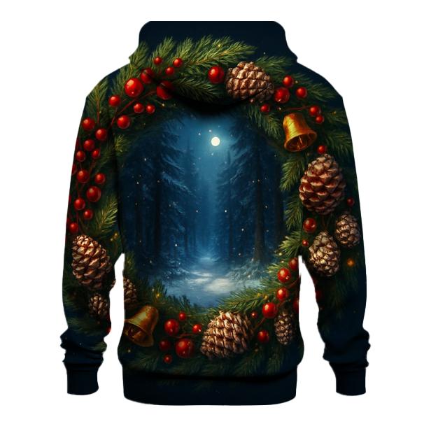 Wreath Portal To Winter Forest hoodie trends