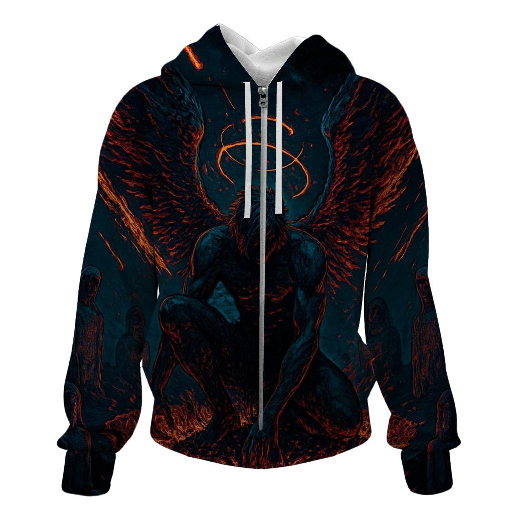 WingsOfTheFallenCometAngel lightweight hoodies