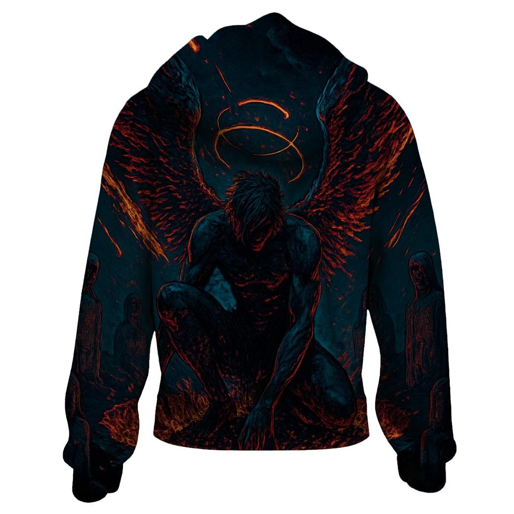 WingsOfTheFallenCometAngel lightweight hoodies