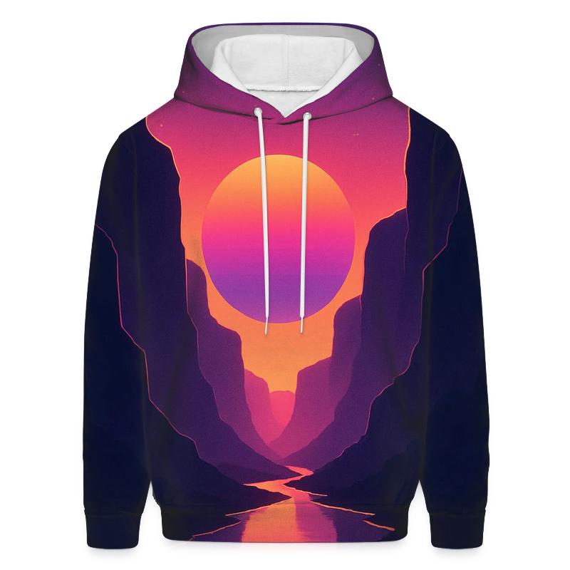 Neon Canyon Afterglow heavyweight hoodies