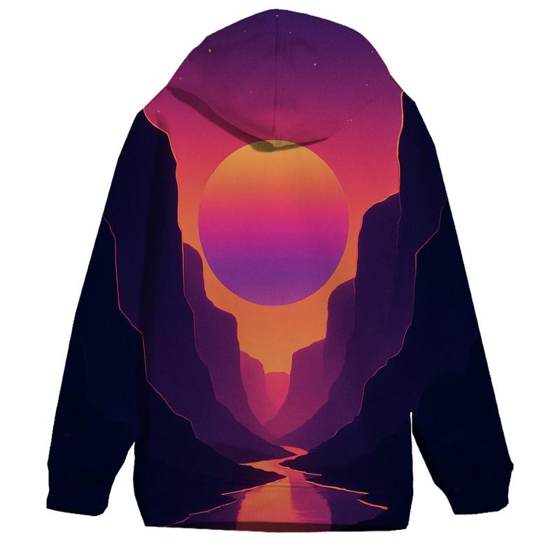 Neon Canyon Afterglow heavyweight hoodies