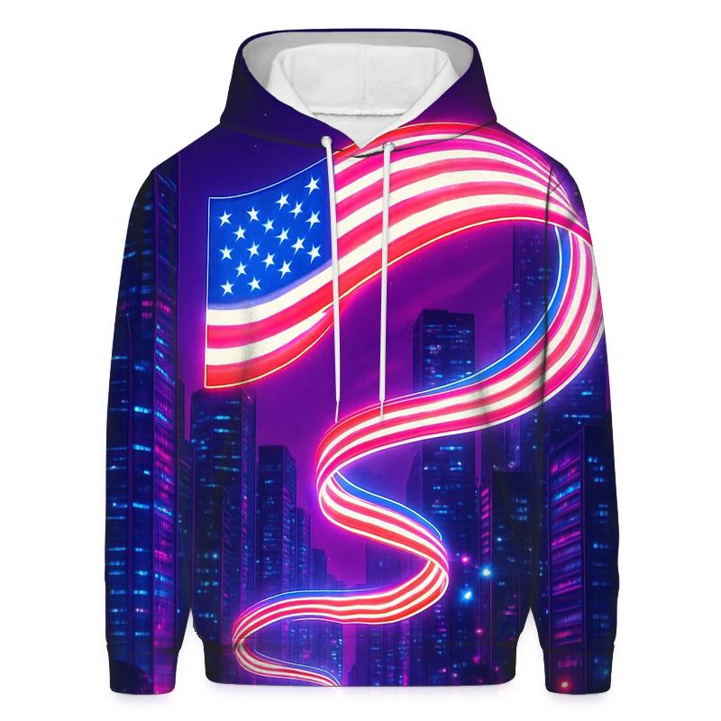 Neon Skyline Starstream heavyweight hoodies