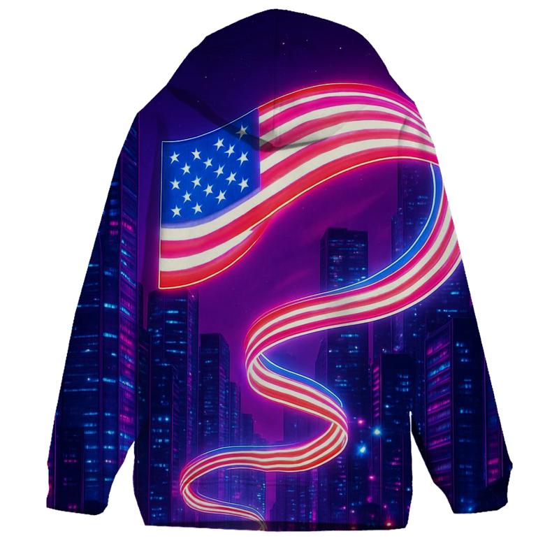 Neon Skyline Starstream heavyweight hoodies