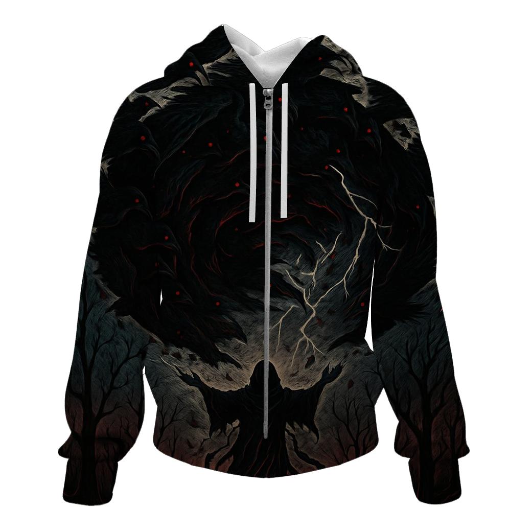 StormOfTheOmenRavens printed hoodies