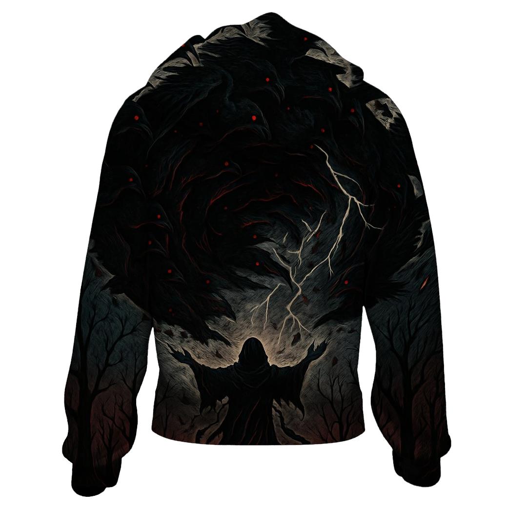 StormOfTheOmenRavens printed hoodies
