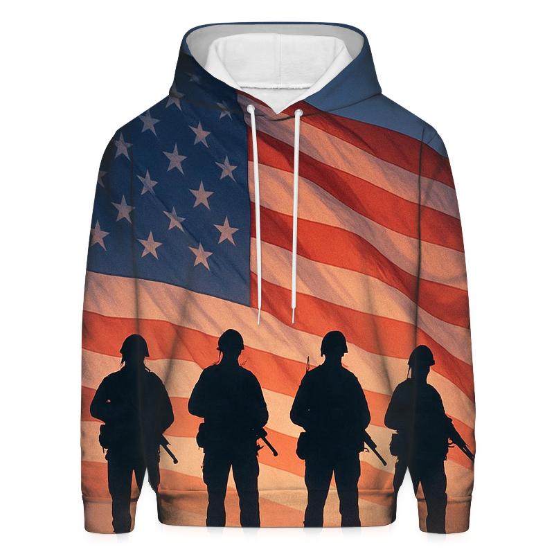 Guardian Soldiers Silhouette Dawn hoodies fashion