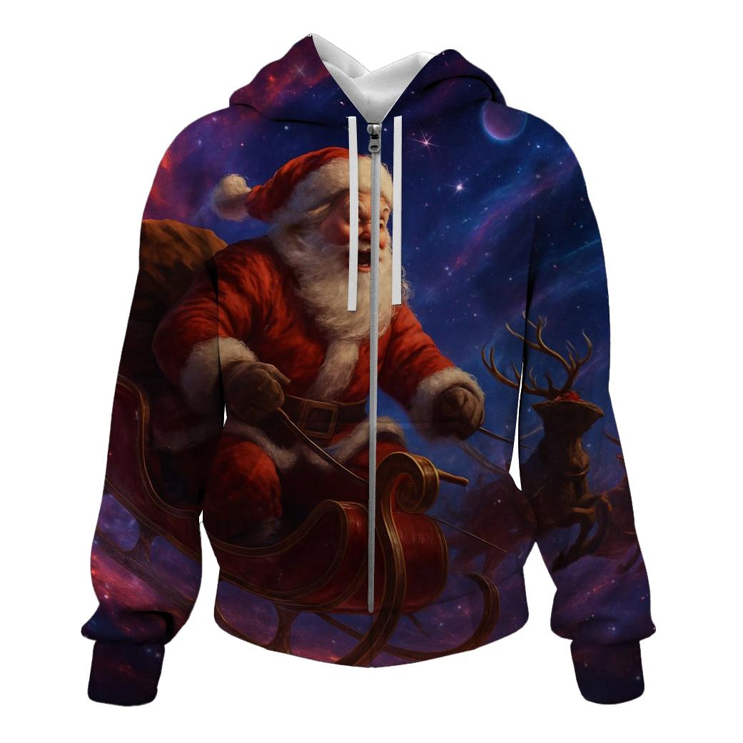 Santa Nebula Night Ride hoodie designs