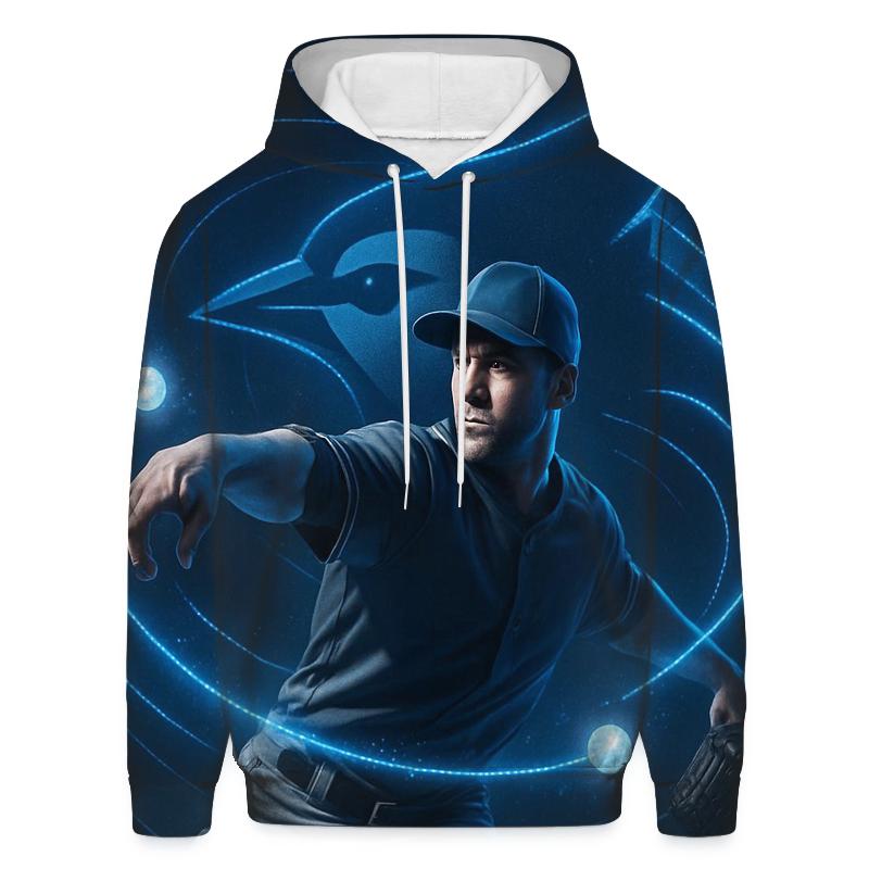 Orbital Pitch Blue Jays Momentum zip-up hoodies