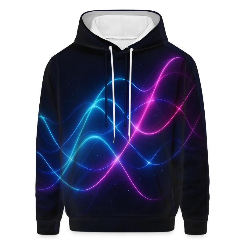Luminous Wave Constellation pullover hoodies