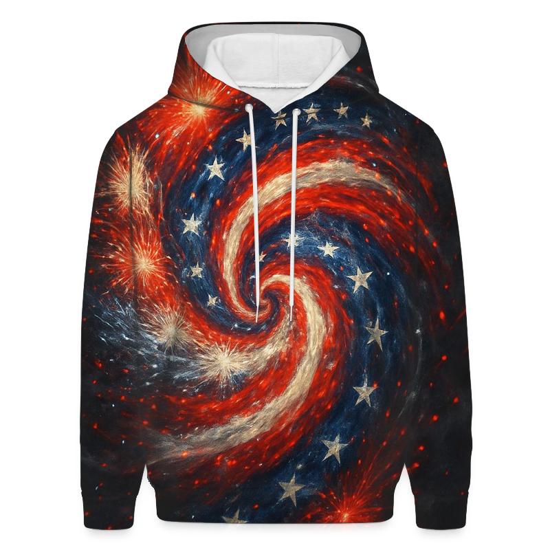 Fireworks Spiral Banner Vortex hoodie designs
