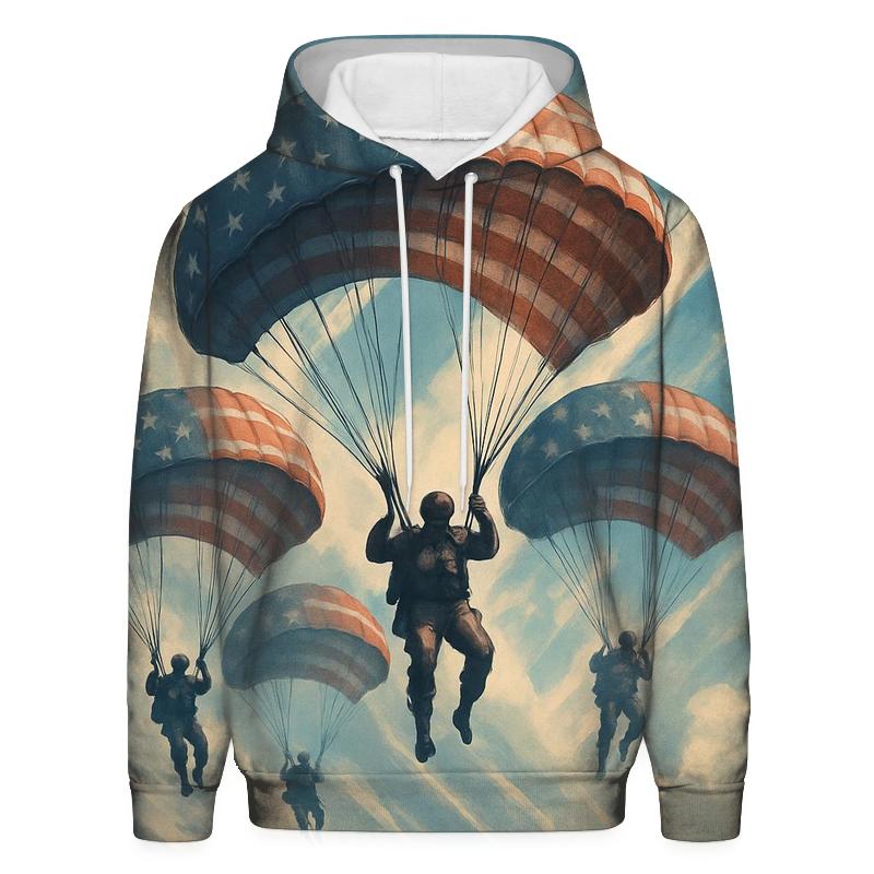 Wings Of Freedom Formation graphic hoodies