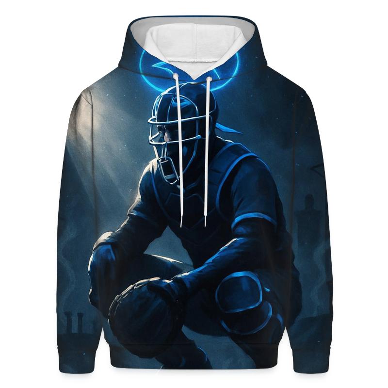 Rooftop Catcher With Blue Jays Halo hoodie styles
