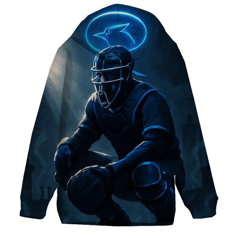 Rooftop Catcher With Blue Jays Halo hoodie styles