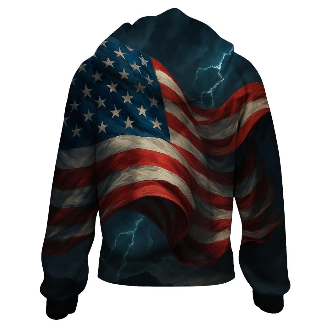 Stormwave Banner Sky embroidered hoodies