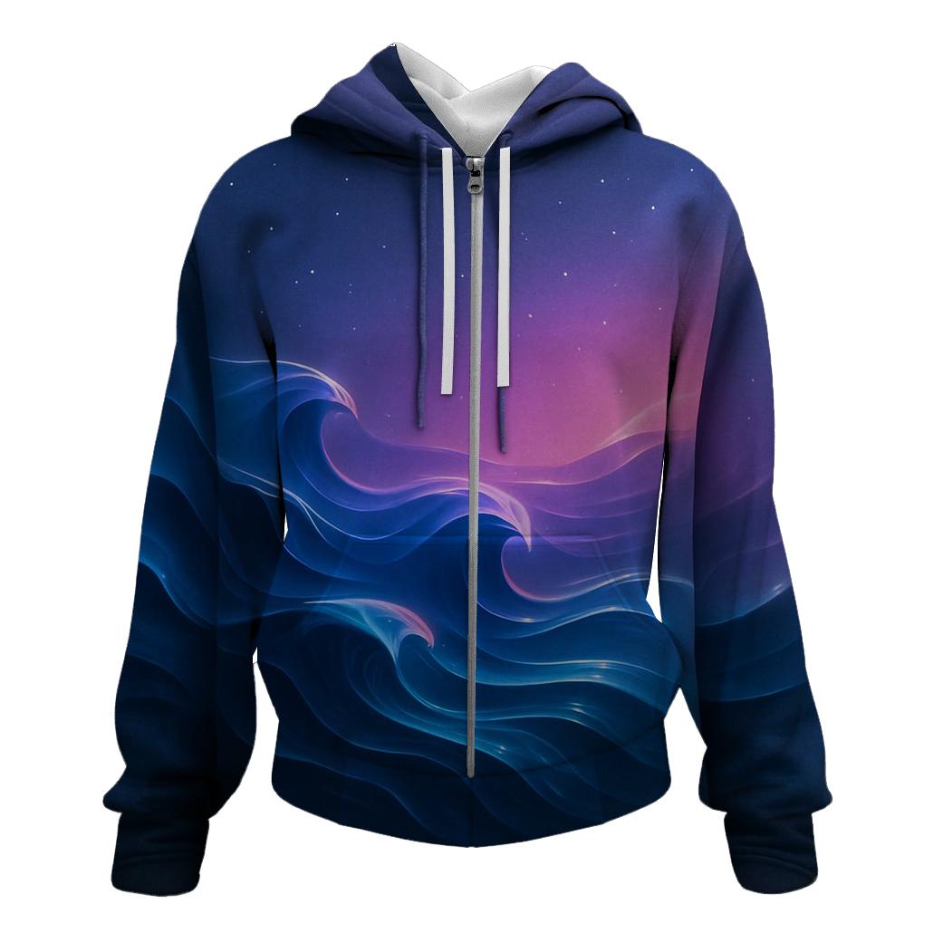 Celestial Tidal Gradient designer hoodies