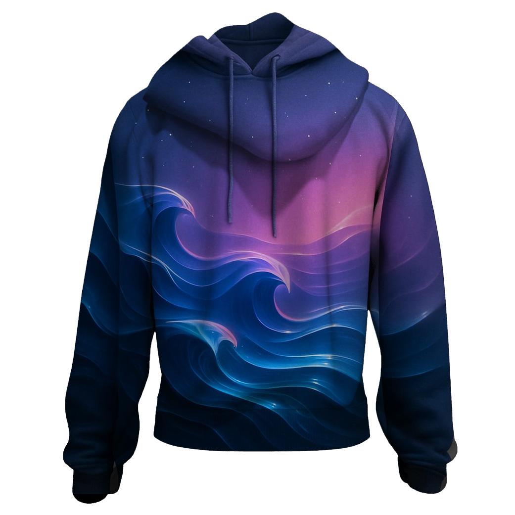 Celestial Tidal Gradient designer hoodies