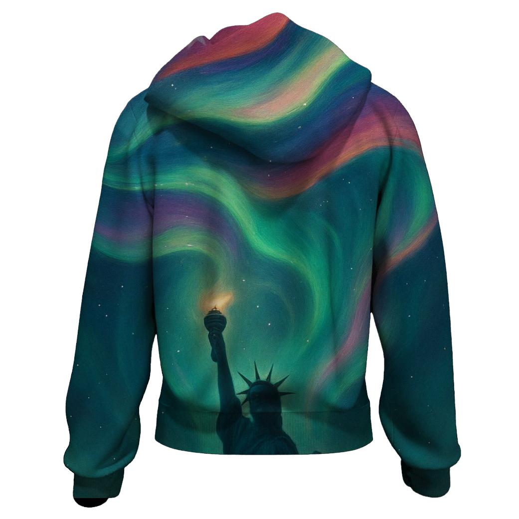 Liberty Aurora Trails custom hoodies