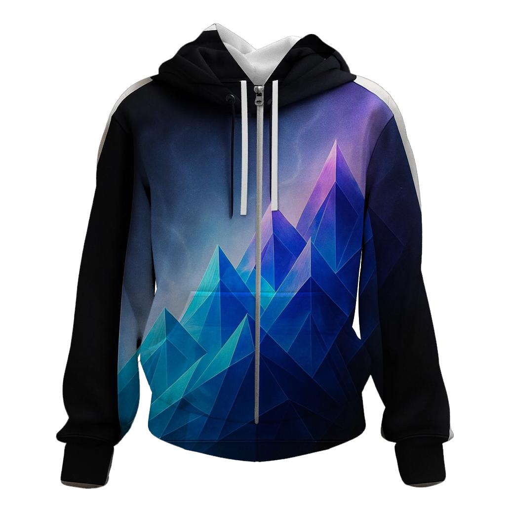 Prismatic Mountain Veil hoodie trends