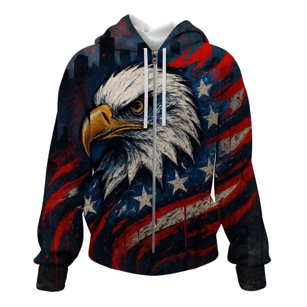 Urban Eagle Ember Stripes hoodie trends