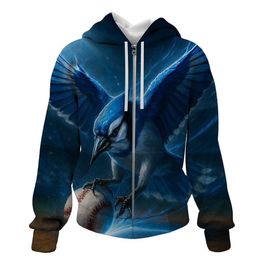 Electric Flight Blue Jays Diamond Surge custom hoodies