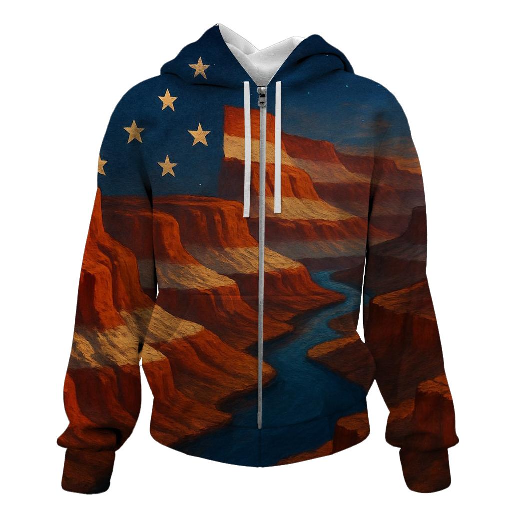 Canyon Stripes Horizon custom hoodies
