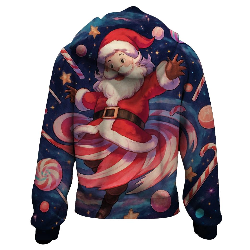 Candy Galaxy Santa Spin hoodies fashion