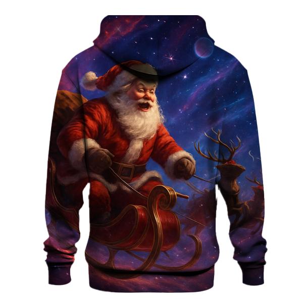 Santa Nebula Night Ride premium hoodies