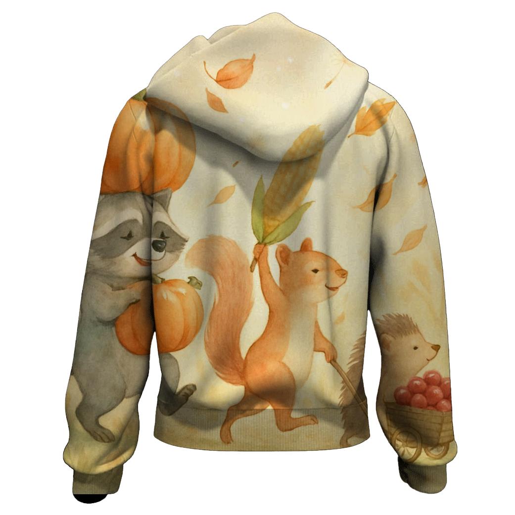 Harvest Parade Of Friendly Critters hoodie designs