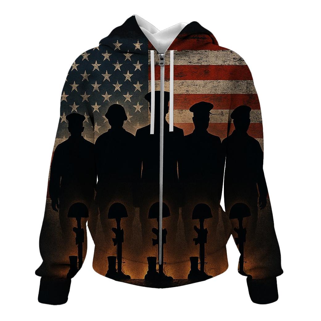 Honor Line Silent Salute hoodie styles