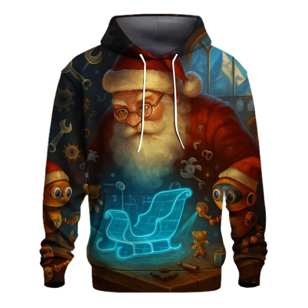 Workshop Tech Santa Blueprint heavyweight hoodies