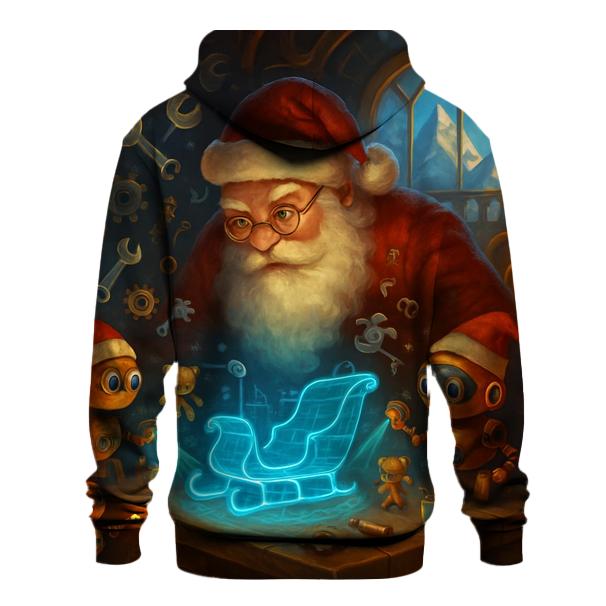 Workshop Tech Santa Blueprint heavyweight hoodies