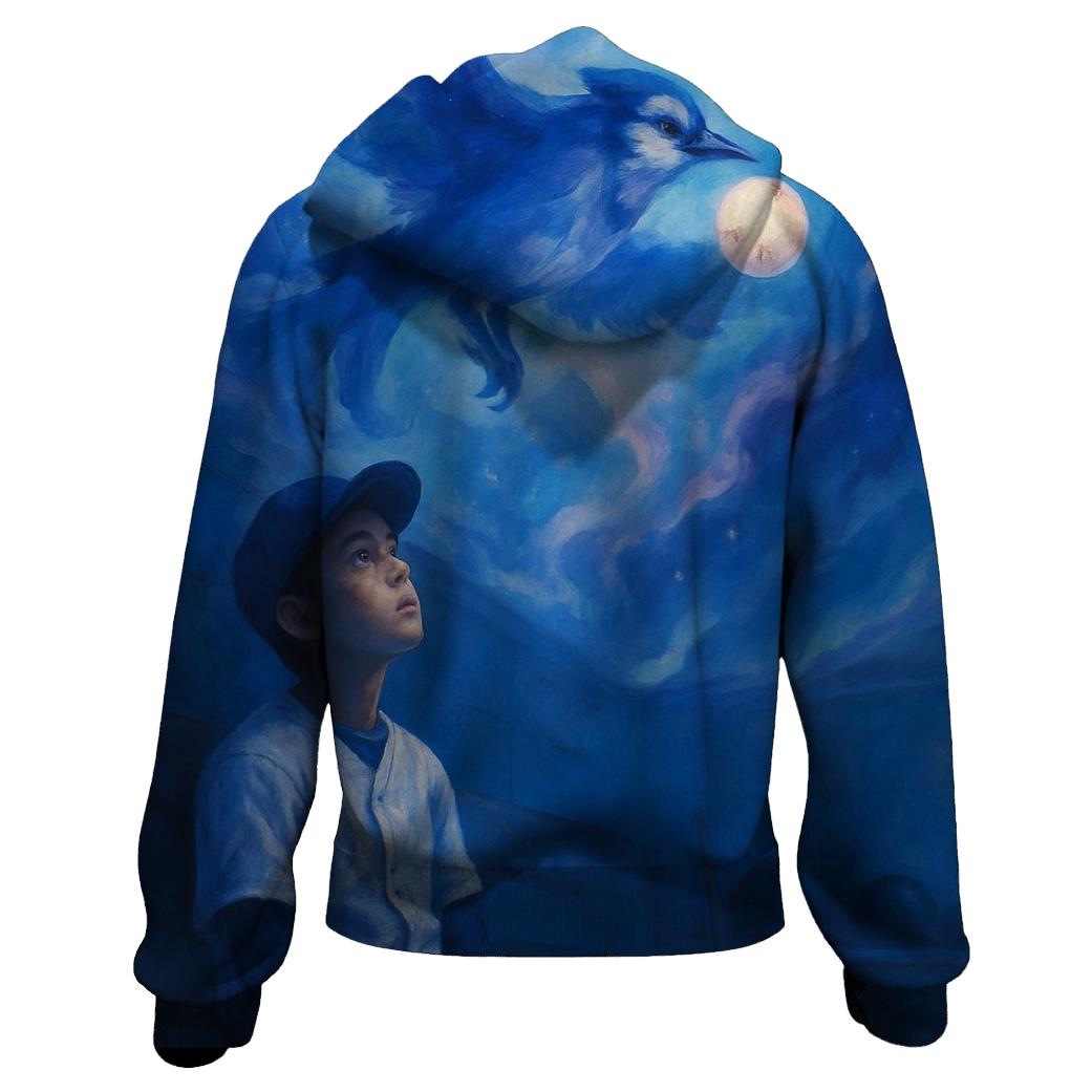 Cosmic Dugout Daydream Blue Jays Vision embroidered hoodies