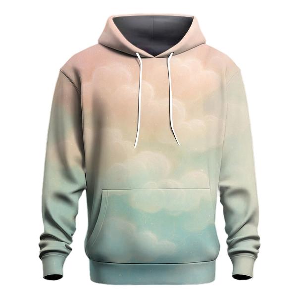 Pastel Cloud Cascade designer hoodies