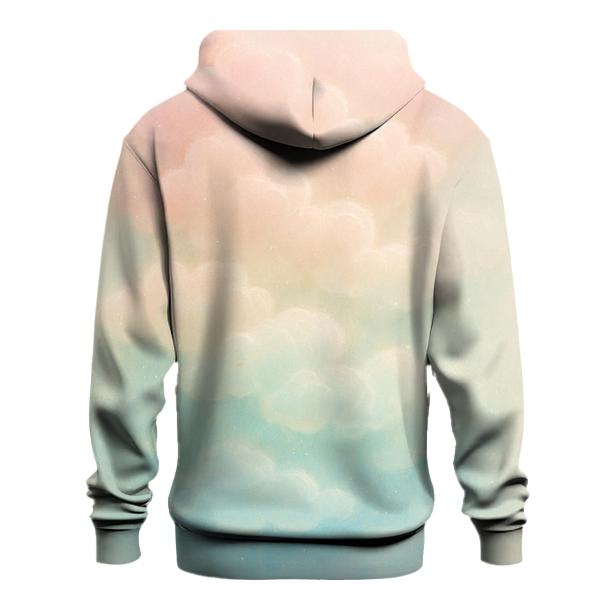 Pastel Cloud Cascade designer hoodies