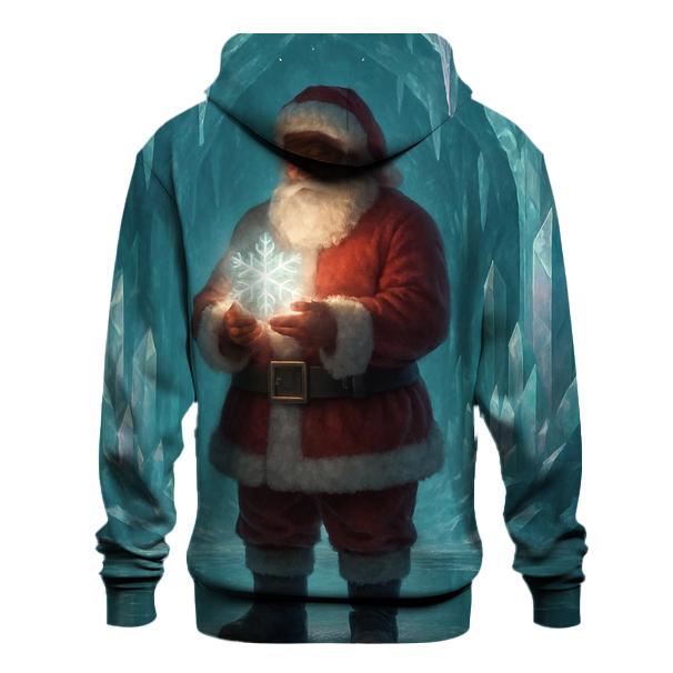 Crystal Cave Santa Reflection designer hoodies