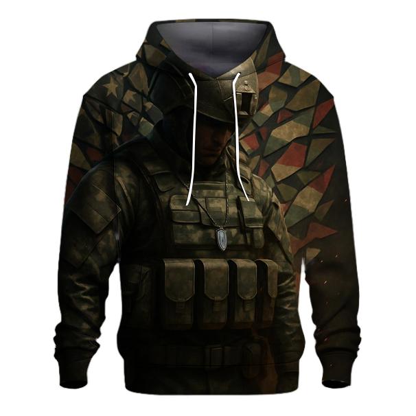 Steel Resolve Camouflage Banner designer hoodies