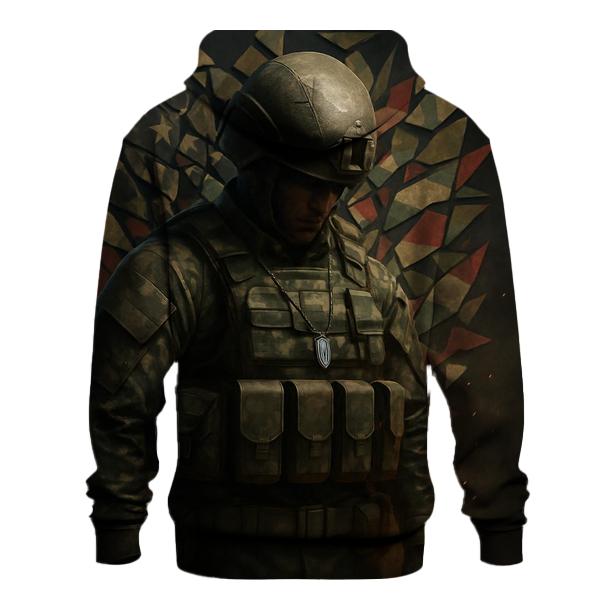 Steel Resolve Camouflage Banner designer hoodies