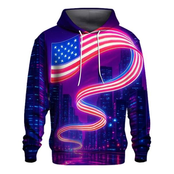 Neon Skyline Starstream premium hoodies