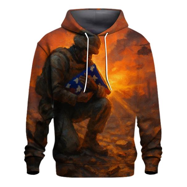 Last Light Battlefield Reverie printed hoodies