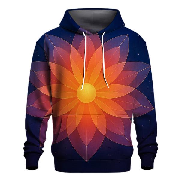 Stellar Petal Bloom zip-up hoodies