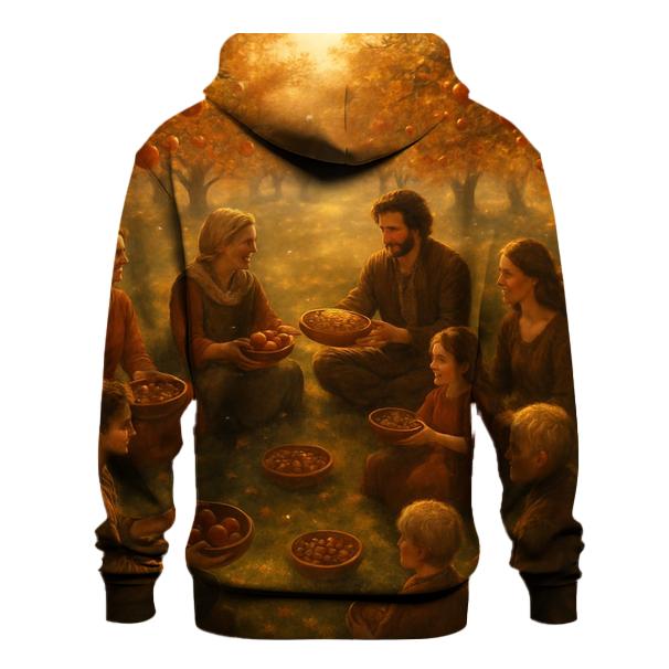 Golden Orchard Gratitude Circle lightweight hoodies