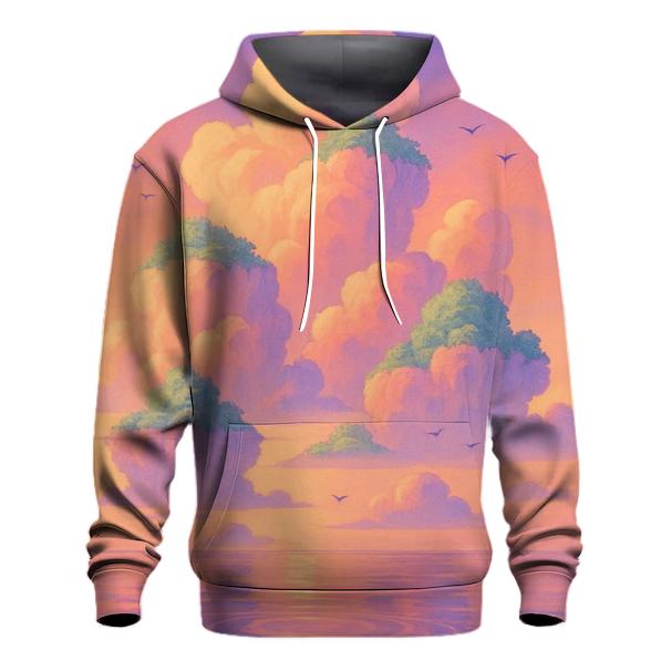 Pastel Tide Cloud Gardens pullover hoodies
