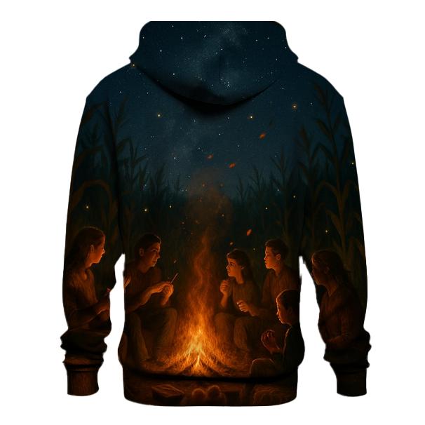 Starlit Cornfield Gratitude Circle heavyweight hoodies