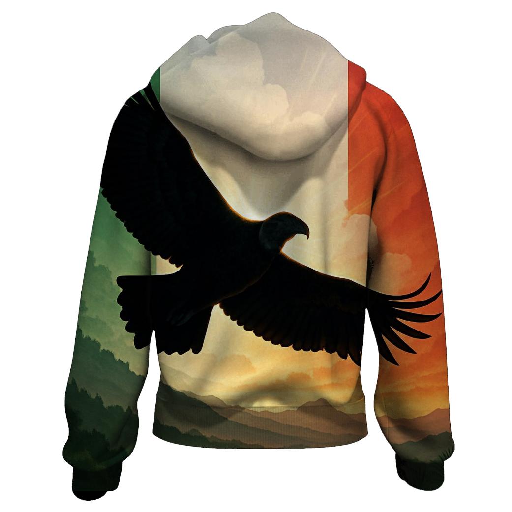Mexican Flag Mountain Condor Silhouette hoodie trends